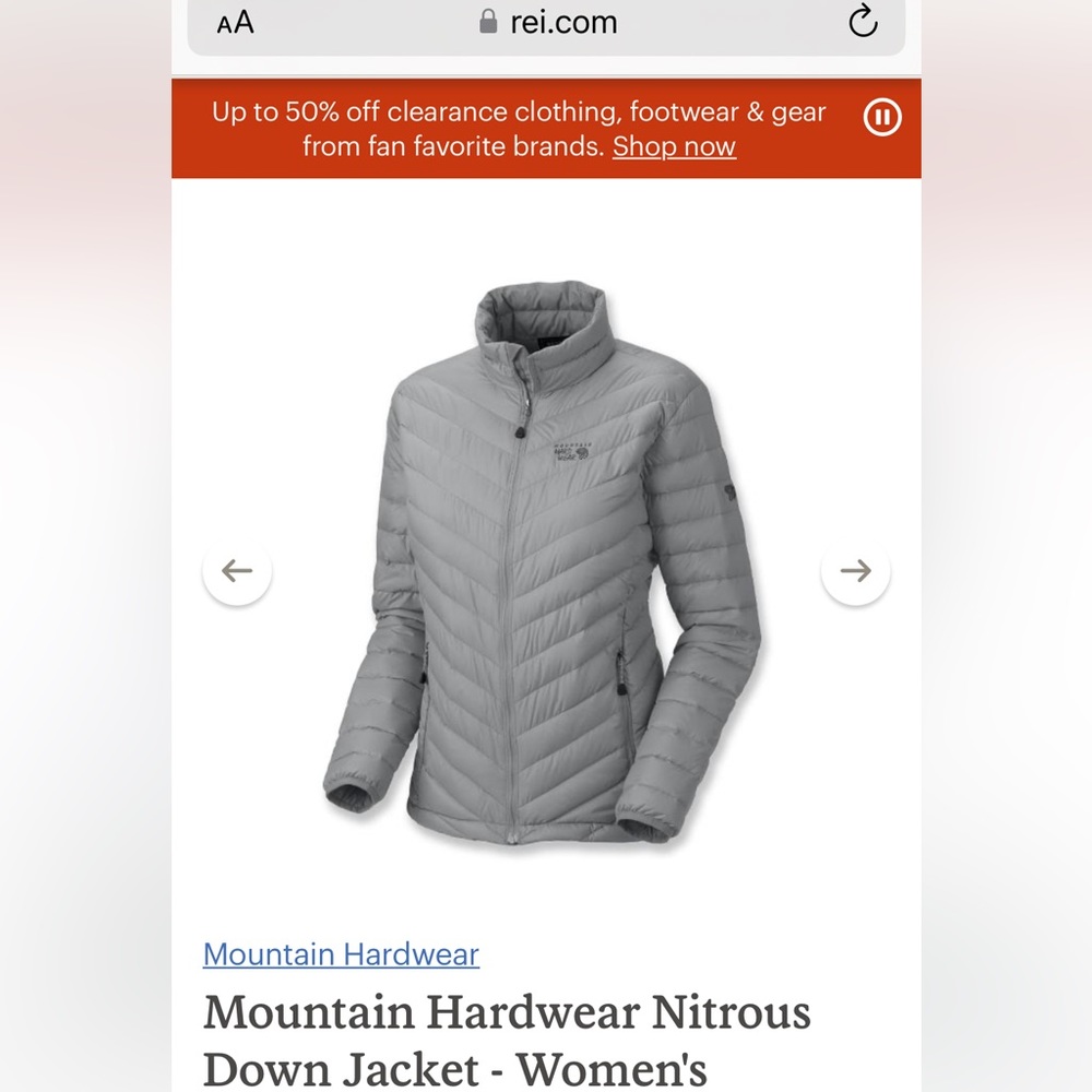 Mountain Hardware Nitrous Down Jacket - image 1